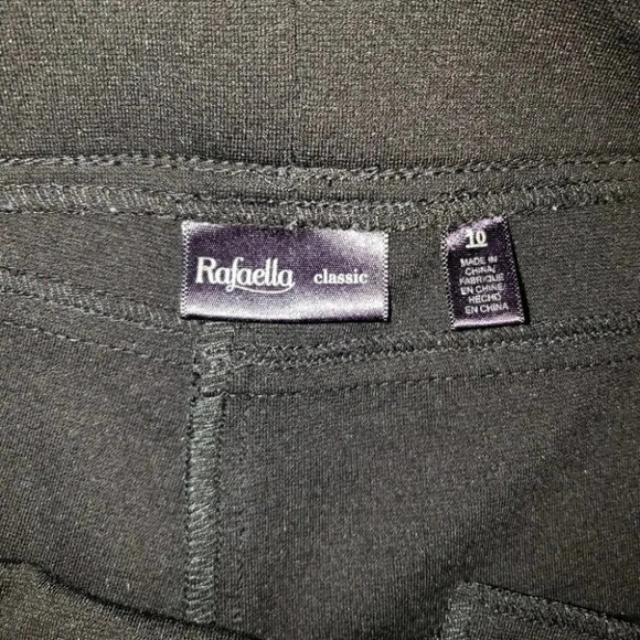 Rafaella classic 10 black stretch pants - Picture 5 of 5